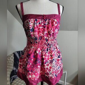 Anthropologie FRUITERIA BLOUSE HABOTI 100% SILK Odille Top Size 2